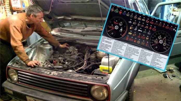 Me këtë tabelë, ju zgjidhni të gjitha problemet e veturës