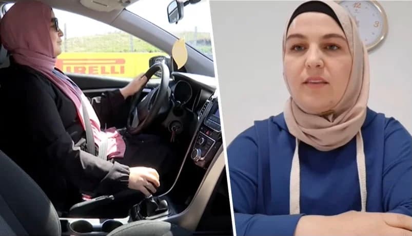 Gruaja e mbuluar, që sfidon burrat në timon, kampione në garat me makina