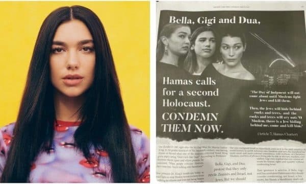 U sulmua pasi mbështeti palestinezët, Dua Lipa reagon e revoltuar