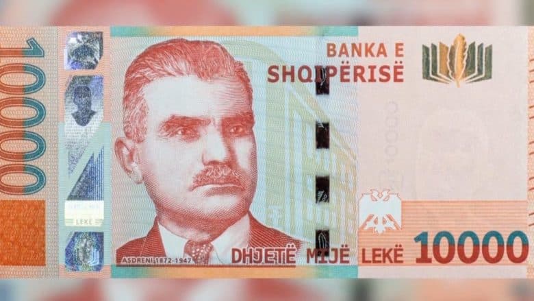Për herë të parë në Shqipëri kartëmonedha 10 mijë lekëshe, del në treg nga korriku
