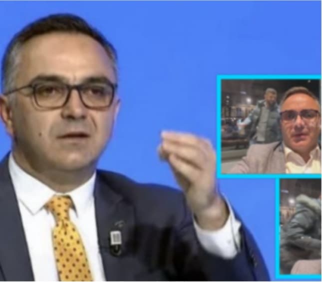 Moment qesharak: Dy persona ‘ia prishin’ intervistën Besnik Tahirit të AAK-së, ia nisin të vallëzojnë