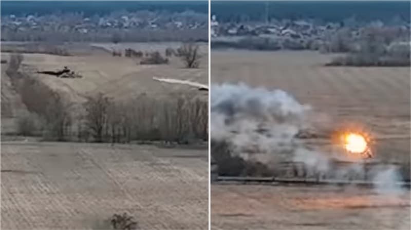 Pamje: Ushtria ukrainase rrëzon edhe një helikopter rus