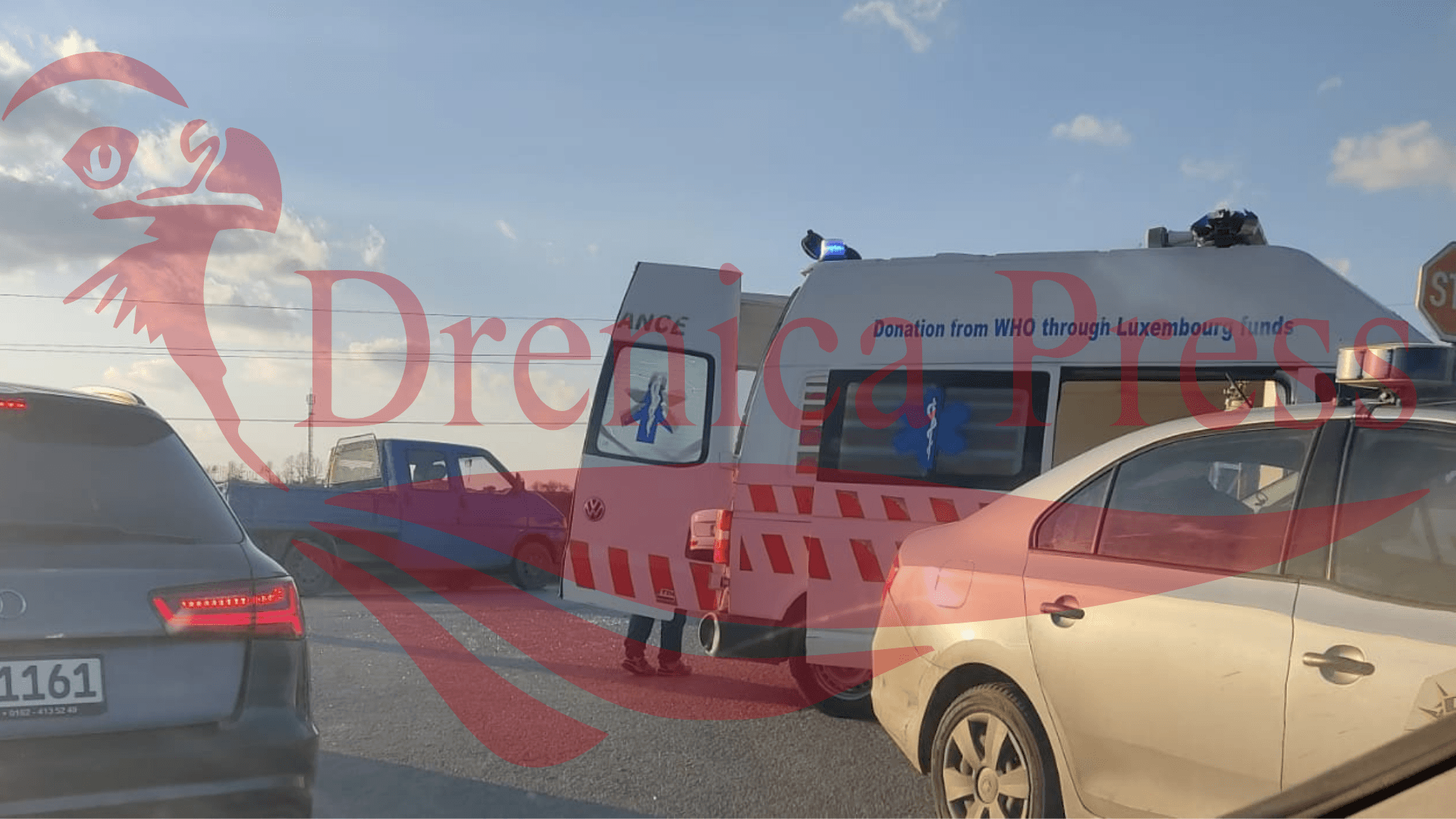 Aksident në Polac të Skenderajt, katër persona të lënduar, policia del me raport mbi aksidentin