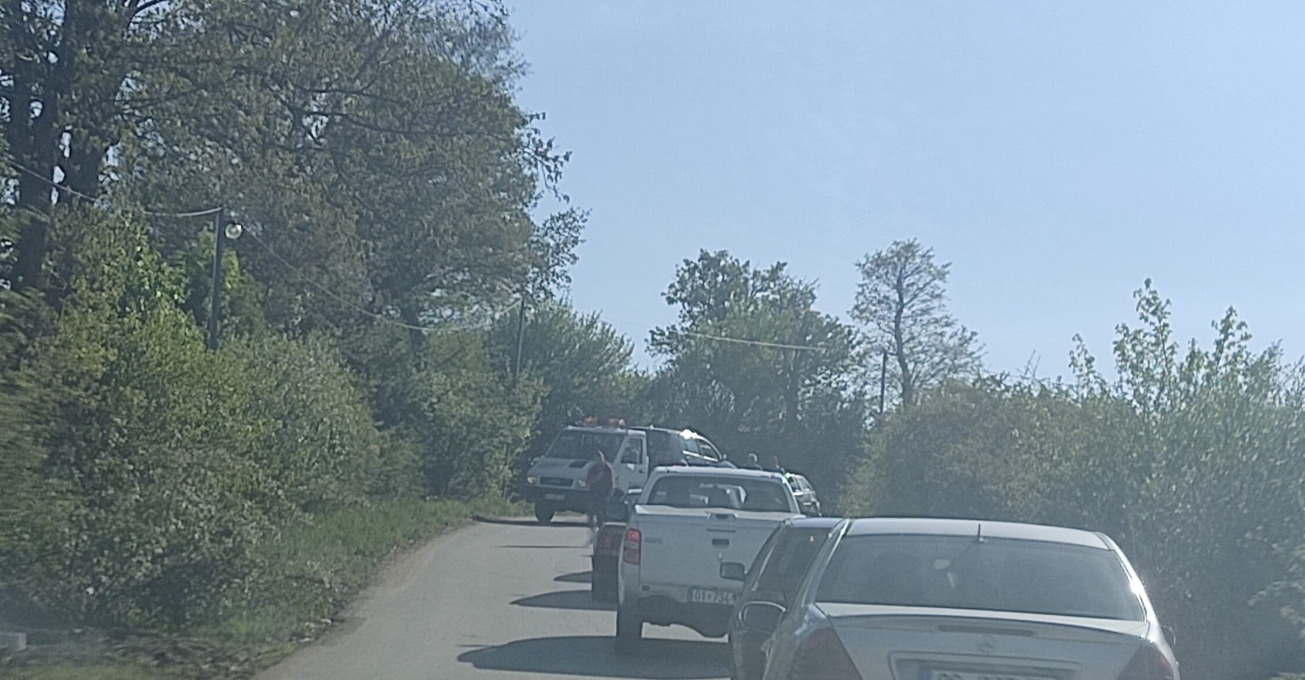 Aksident në Likoc të Skenderajt, policia në vendin e ngjarjes (FOTO)