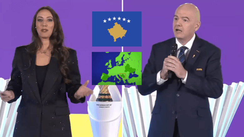 FIFA dhe UEFA shkaktojnë skandal: Paraqesin Kosovën pjesë të Serbisë në shortin e Kampionatit Botëror