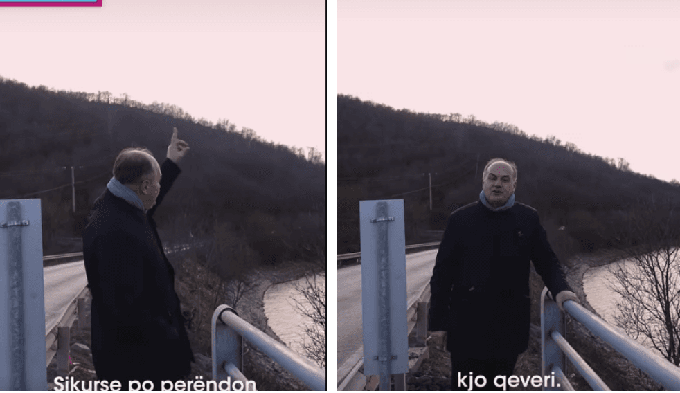 Enver Hoxhaj ironizon me qeverinë Kurti për ndërtimin e urës së Badovcit: 40 hapa urë për 4 vite qeverisje