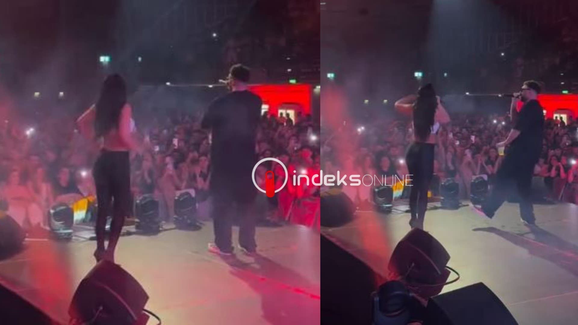 Publiku ‘shpërthen’ për Ledrin e Xhensilen (video)