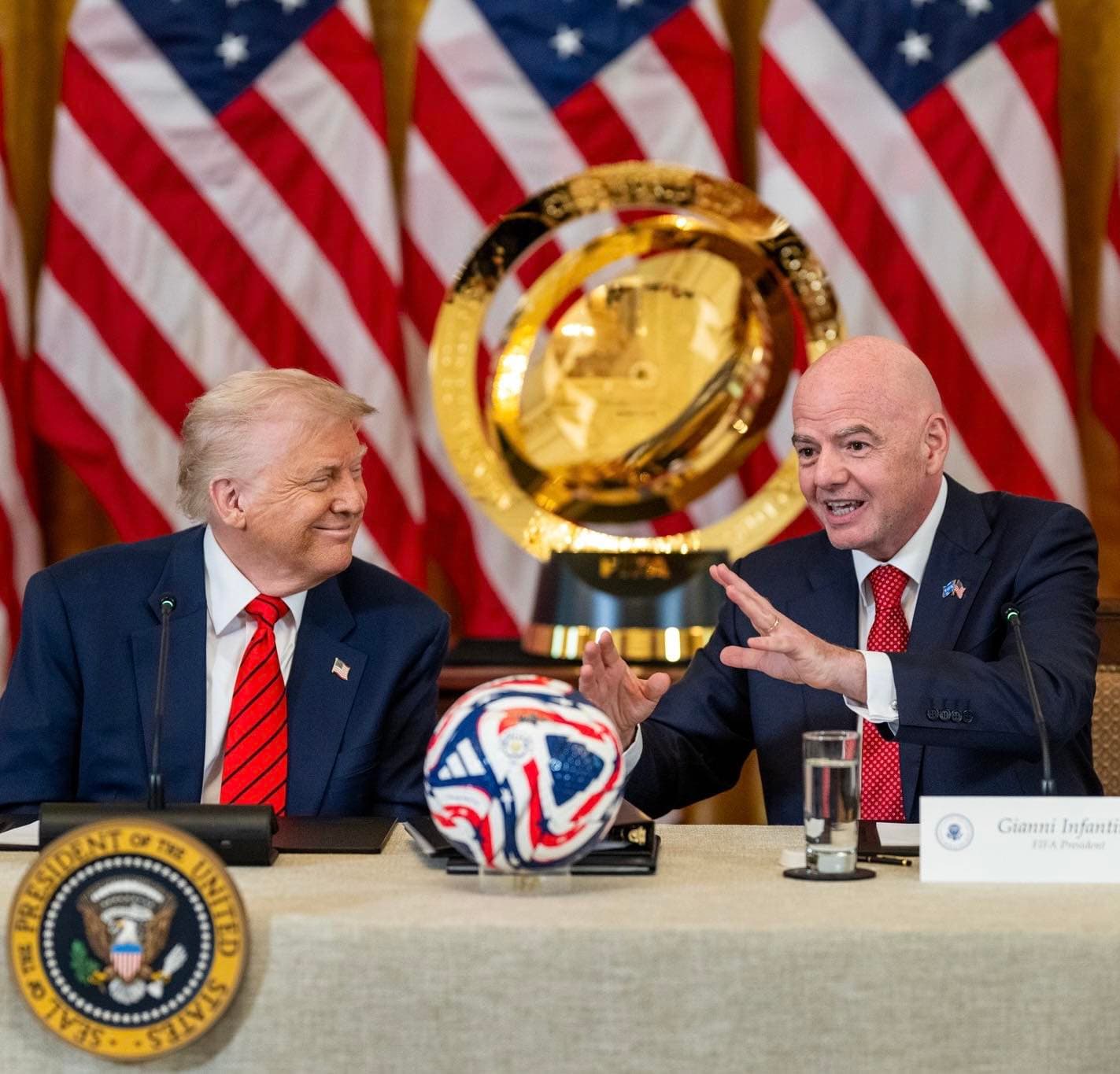 Gianni Infantino konfirmon: Donald Trump do të jetë i pranishëm në finalen e Kupës së Botës për Klube