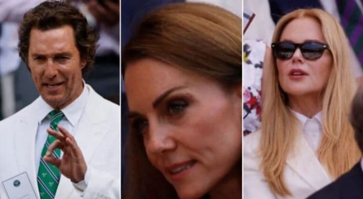 Të famshmit e pranishëm në finalen e Wimbledonit
