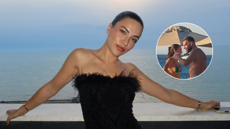 Sara Hoxha fotografohet në plazh me Erik Fullanin – një romancë e re pas ndarjes nga Ledri Vula?