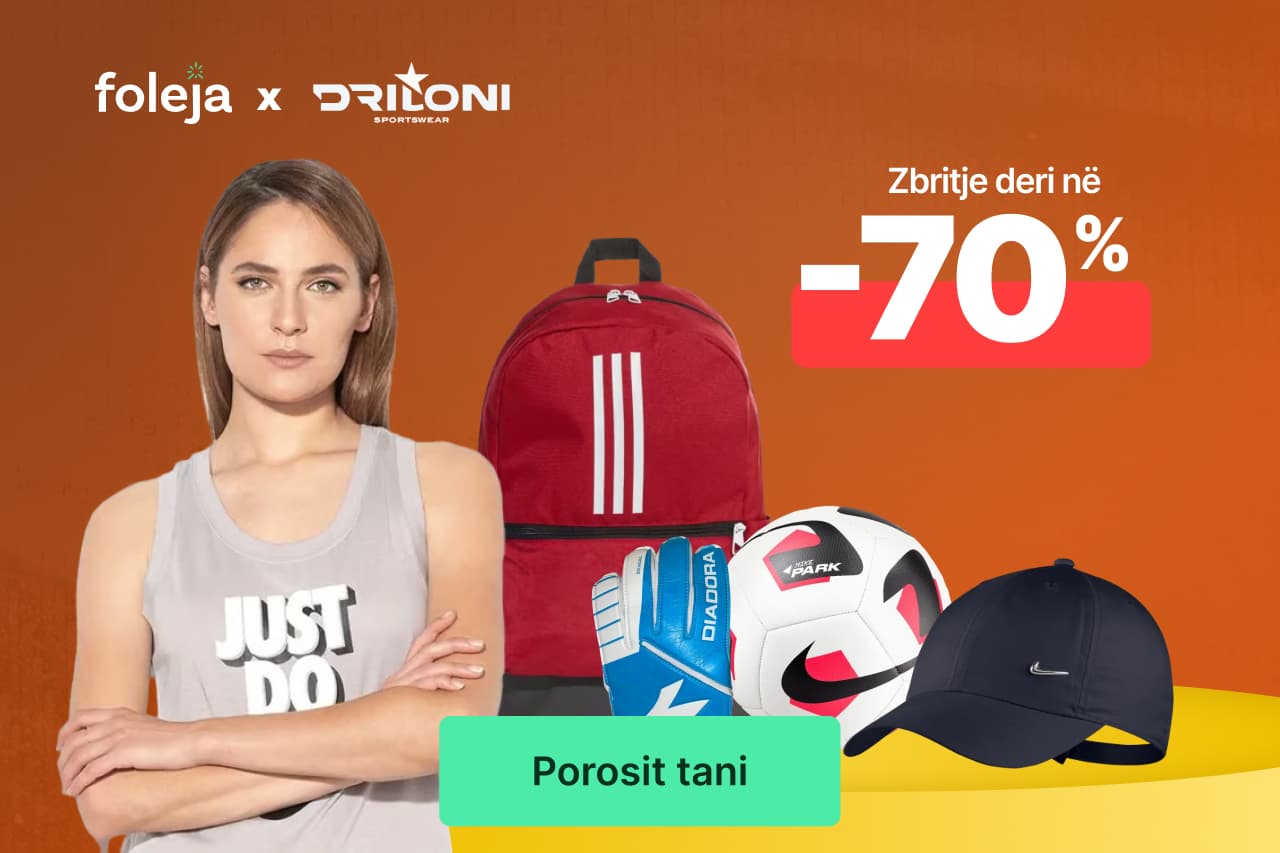Driloni Sportswear – deri në -70% zbritje në produktet sportive!