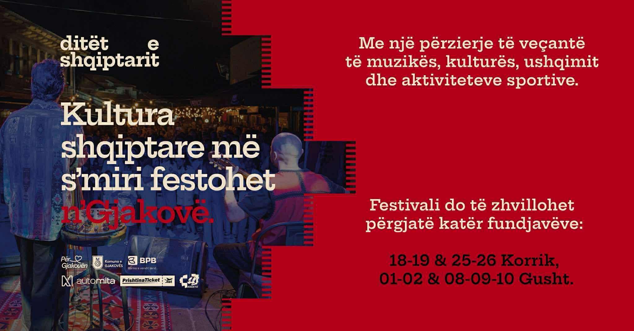Gjakova, Përsëri Zëri i Kulturës Shqiptare: “Ditët e Shqiptarit” Rikthehet me Edicionin e Dytë këtë verë!