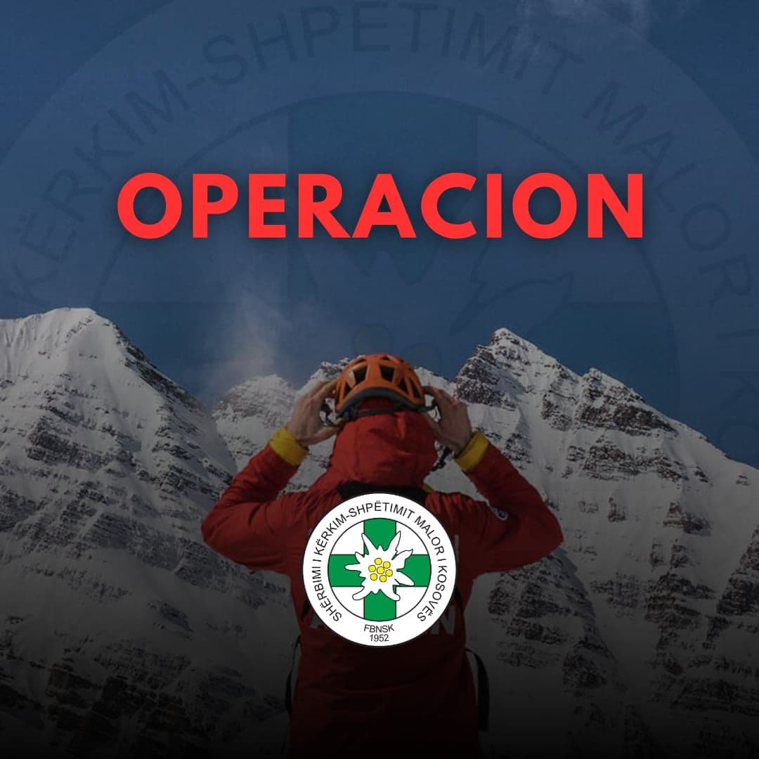 Shërbimi i Kërkim-Shpëtimit Malor niset në një operacion shpëtimi në Kanionin e Mirushës