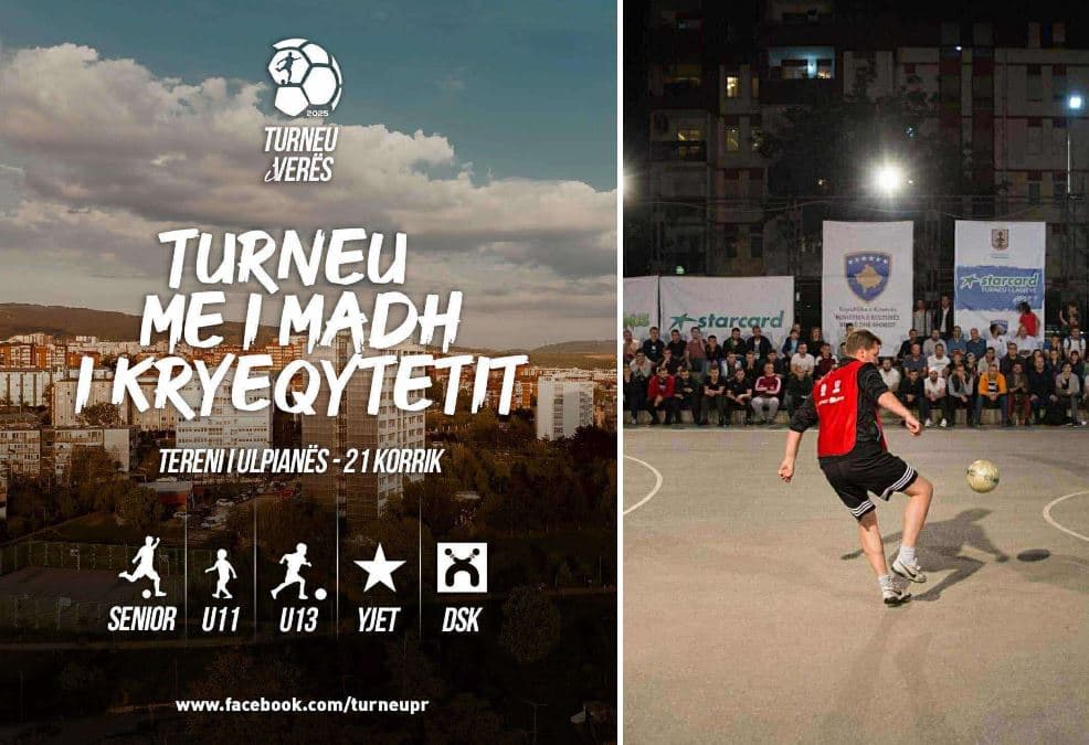 Turneu i verës në kryeqytet, edicioni i tetë nga nesër në Lagjen “Ulpiana”
