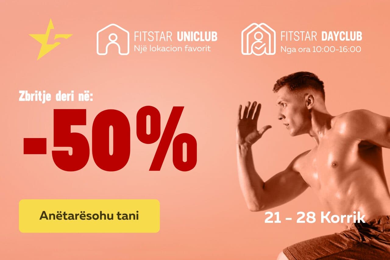 Gjysma e çmimit, dyfishi i energjisë! Oferta që nuk duhet humbur nga Fivestar Fitness.