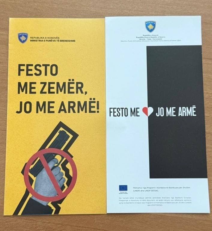 Policia nis fushatën: ’’Festo me zemër jo me armë’’!