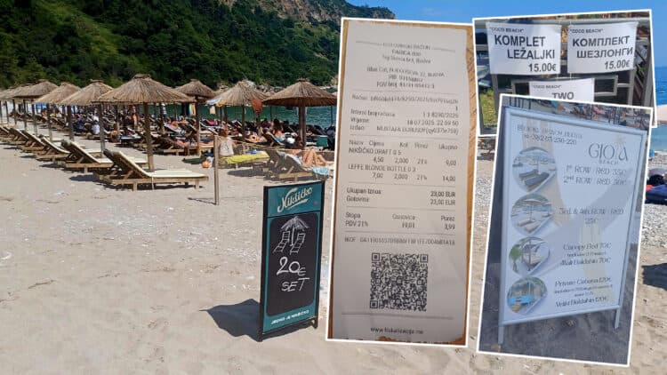“Çmimet e shezlonëve shkojnë deri në 200 euro”, Mali i Zi boshatiset nga pushuesit, plazhet gati të zbrazëta