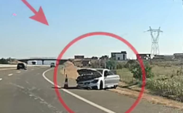 BMW-ja shkatërrohet në një aksident trafiku mëngjesin e sotëm në autostradën “Arbër Xhaferi”