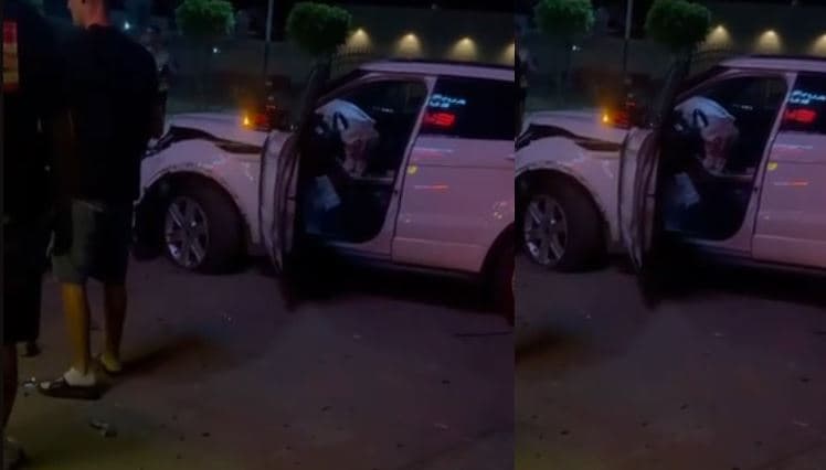 Policia me radar tentoi të ndalojë një Audi A7, përplasen disa vetura përfshirë edhe atë të policisë