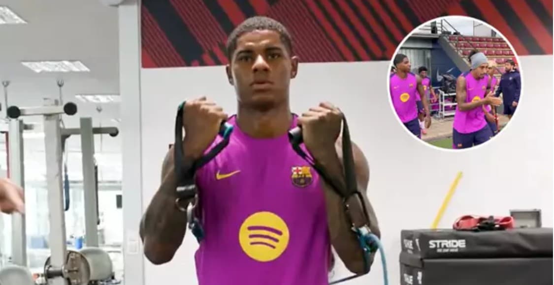 Barcelona, “e mahnitur” nga Rashford – sulmuesi anglez lë përshtypje të mirë pas stërvitës së parë