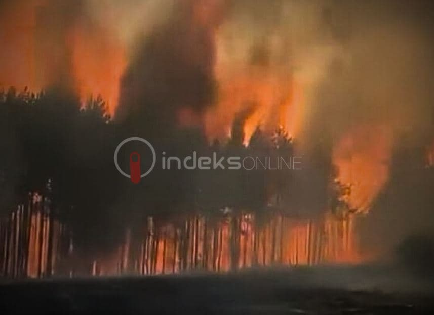 Gjendje alarmante në Pakashticë të Podujevës, përfshihen nga zjarri pyjet