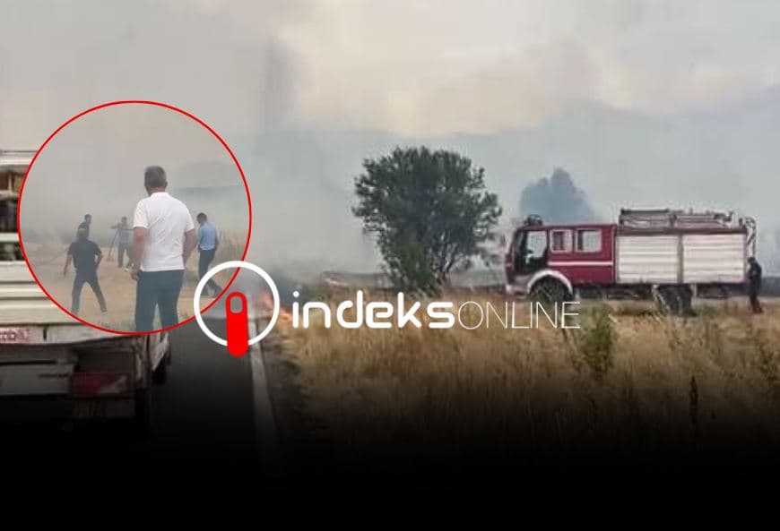 Zjarri përfshin disa fshatra në Suharekë, kryetari në terren bashkë me zjarrfikësit