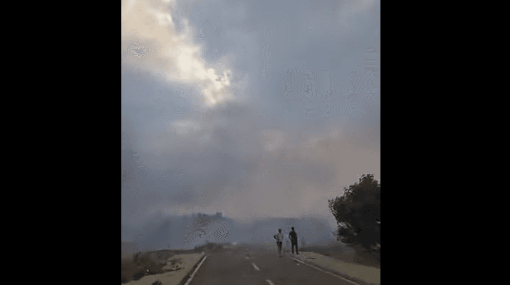 Pamje të frikshme nga fshati Lubizhdë në Prizren, zjarri masiv po djeg gjithçka