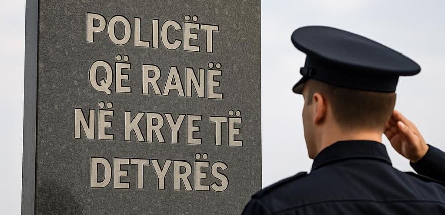 Sijarina nderon policët e rënë në krye të detyrës: Ata jetojnë në çdo sirenë që bie