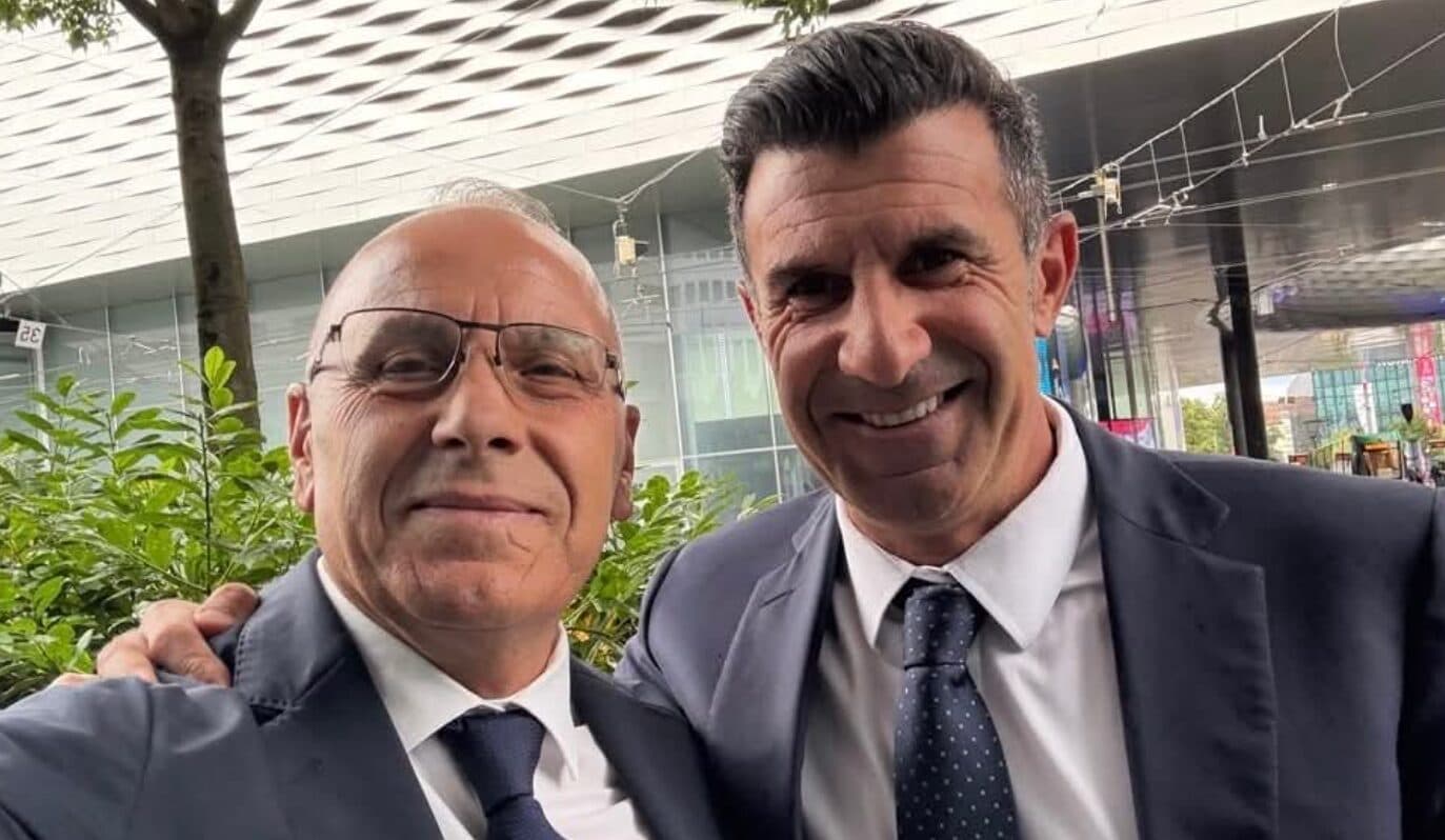 Presidenti Ademi takohet me legjendën e futbollit botëror, Luis Figo