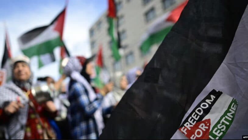 Policë të plagosur dhe dhjetëra të arrestuar në një protestë pro-palestineze në Berlin