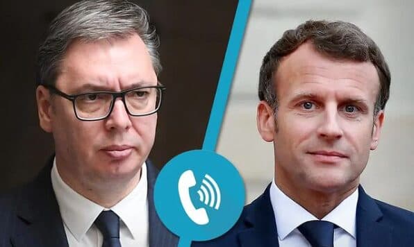 Vuçiq njofton për bisedë “të hapur” me Macronin për “zhvillimet në Kosovë”: Nënvizova përkushtimin tonë ndaj dialogut