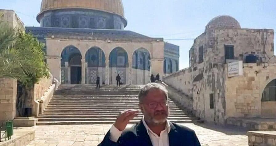 Ministri izraelit shkakton zemërim duke u lutur në vendin e shenjtë të ndjeshëm të Jerusalemit