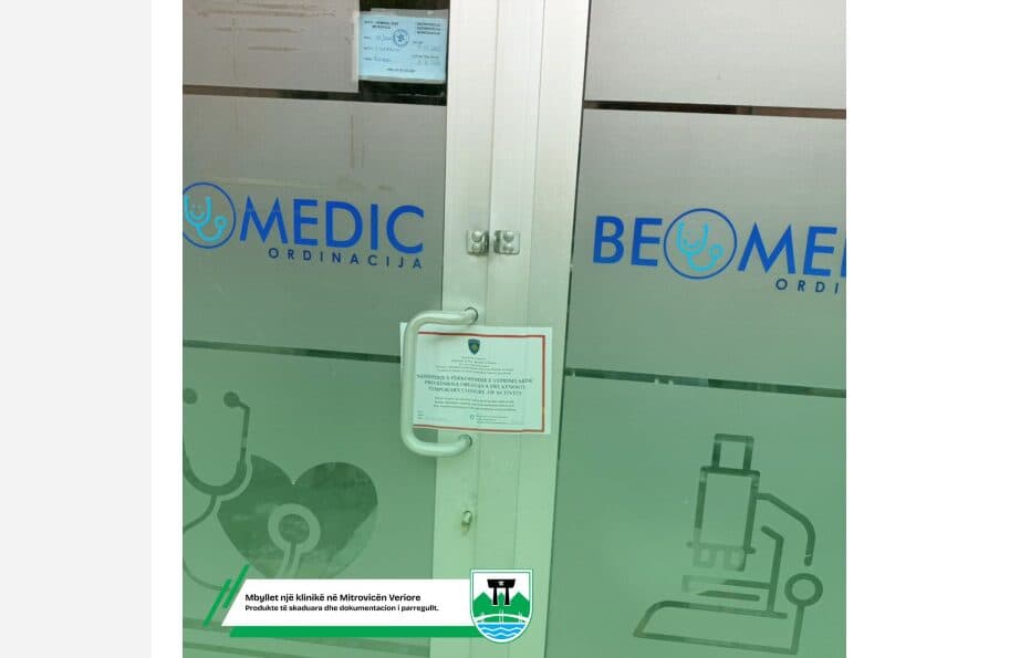 ​Mbyllet një klinikë në veri, inspektorati gjen mangësi të rënda dhe rrezik për pacientët