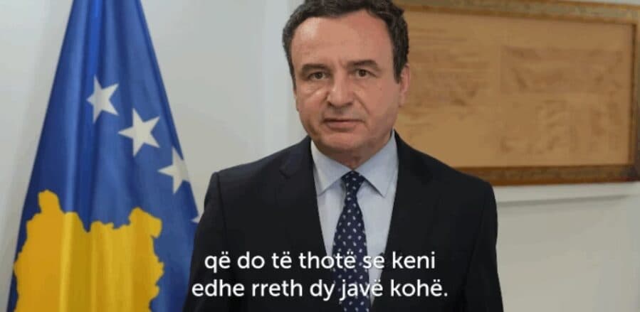 Kurti u drejtohet qytetarëve të veriut në serbisht: Ftoj të aplikoni për vendet e lira të punës