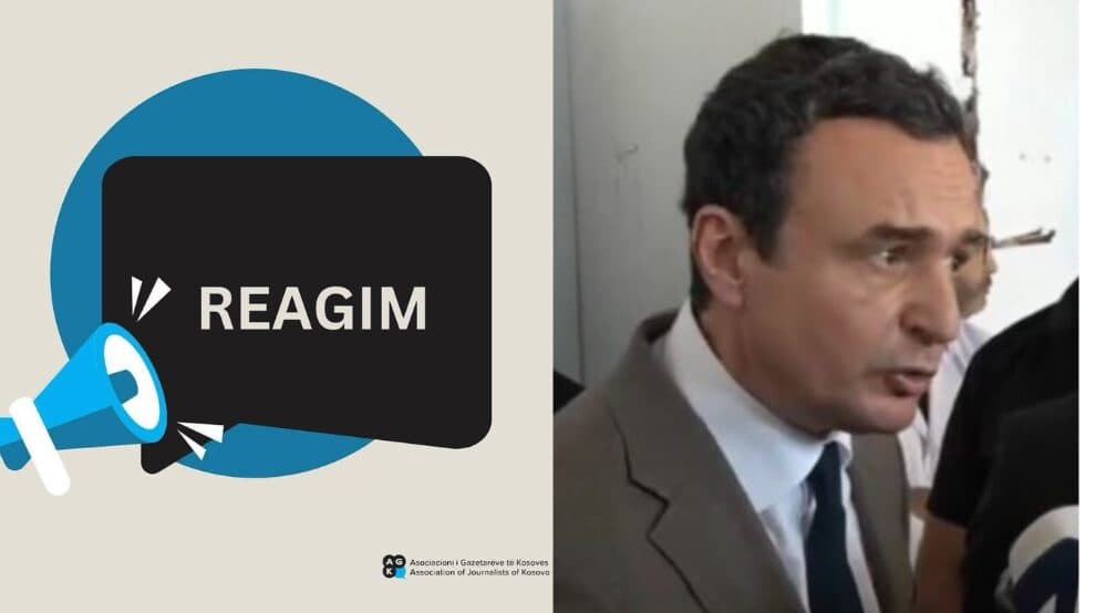AGK dënon sjelljen arrogante të Kurtit ndaj gazetarës: Kjo është një qasje e papranueshme dhe përpjekje e hapur për të minuar punën e tyre