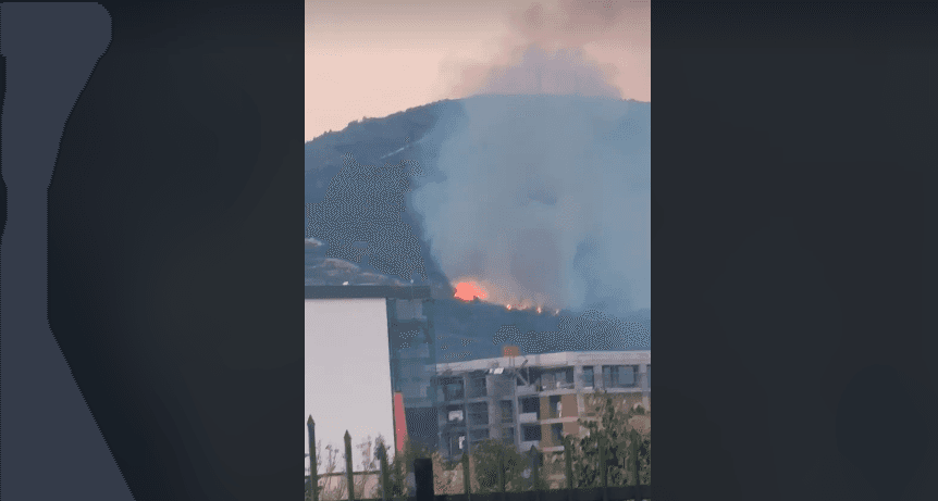 Zjarr i madh në Kqiq të Mitrovicës