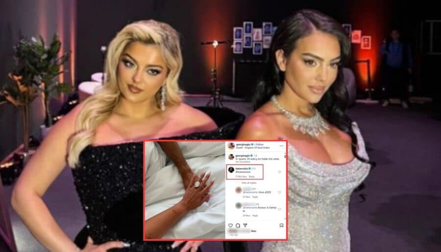 Një “wow” i Bebe Rexhës për propozimin e Georgina Rodriguez ‘çmend’ Instagramin