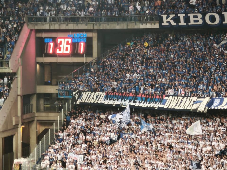 UEFA gjobit me 10 mijë euro Lech Poznanin pas banerit skandaloz “Kosova është Serbi”