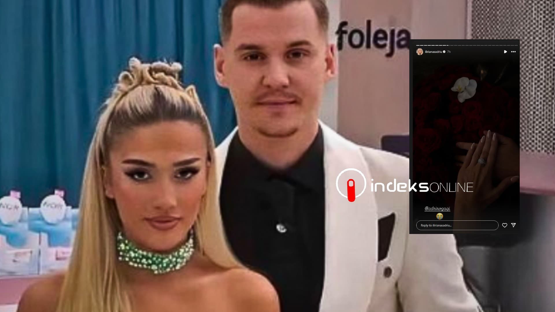 Një burrë si Adri, i dhuron unazë me diamantë Ilirjanes për ditëlindje