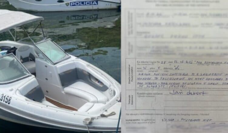 Kaluan vijën kufitare në mënyrë të paligjshme, bllokohet skafi me 7 persona në Pogradec