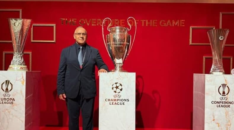 Agim Ademi ishte në Monaco në hedhjen e shortit të Conference League, ku Drita mësoi kundërshtarët