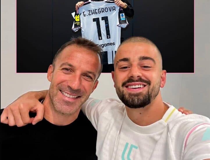 Del Piero ia bën “share” fotos së Zhegrovës me të, kështu i jep motiv yllit kosovar
