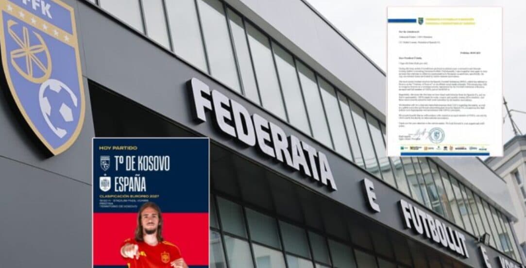 Presidenti i FFK-së ankohet në UEFA pasi Federata Spanjolle iu referua Kosovës si “territor”