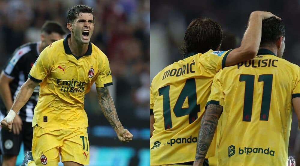 Milan triumfon ndaj Udineses me dy gola të Pulisic