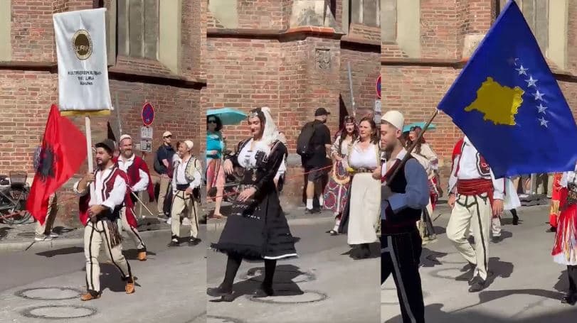 Për herë të parë, veshjet tradicionale shqiptare shfaqen në Oktoberfest të Mynihut​