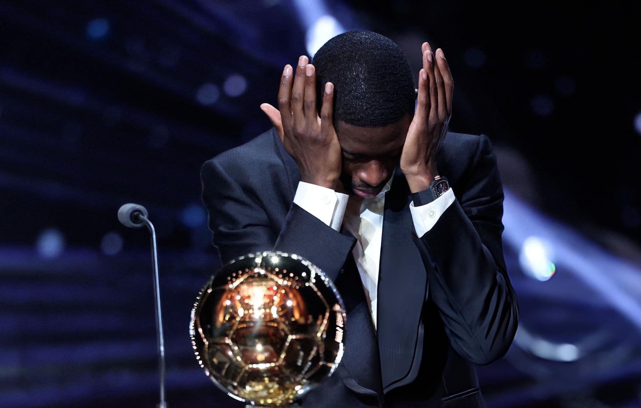 Ousmane Dembele i thotë fjalët e para si fitues i Topit të Artë
