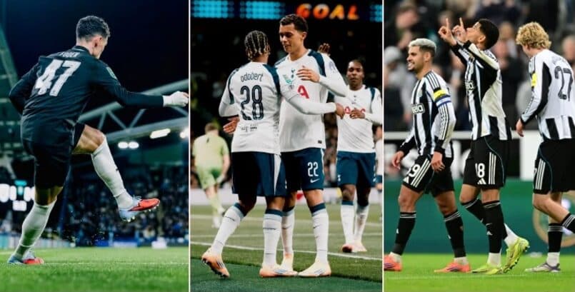 Man City, Newcastle dhe Tottenham kalojnë tutje në EFL Cup