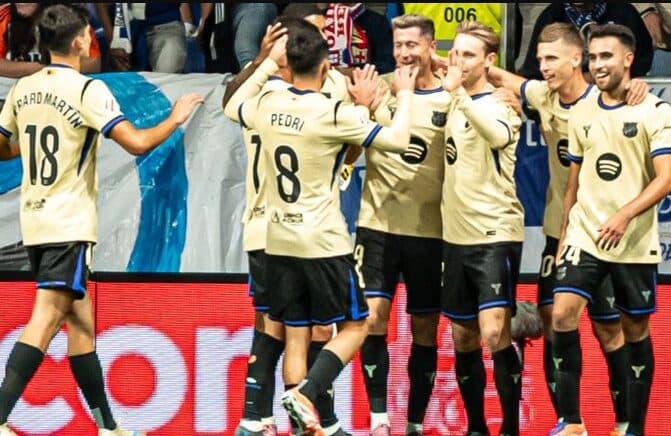 Barcelona fiton me përmbysje ndaj Real Oviedos