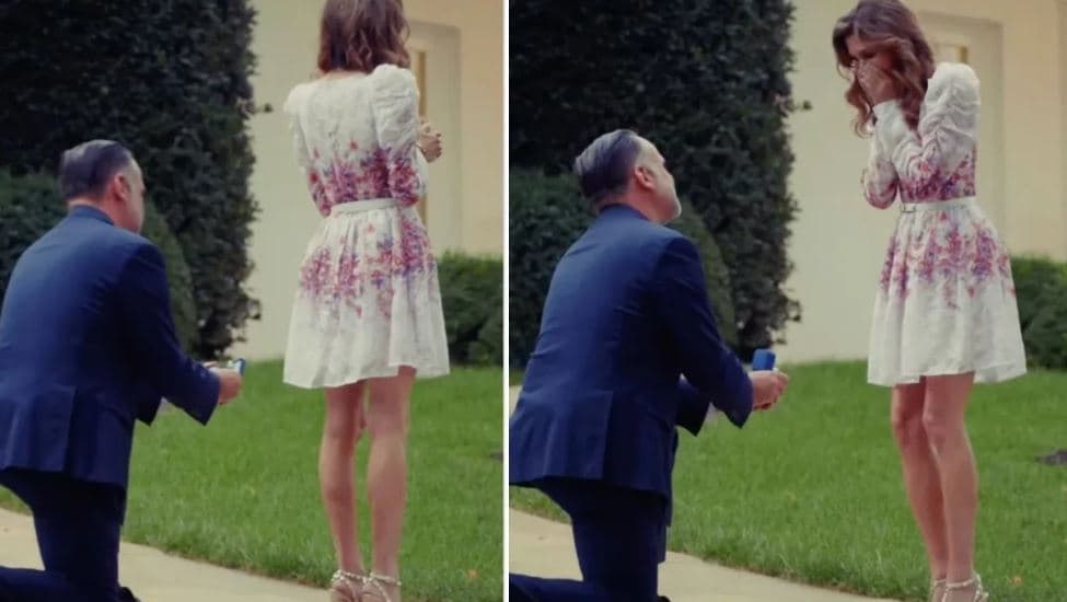 Zëvendësshefi i stafit të Donald Trump i propozon martesë të dashurës jashtë Zyrës Ovale – momenti bëhet viral në rrjetet sociale