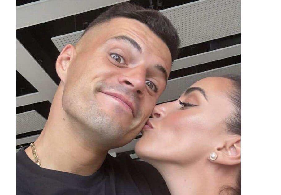 Xhaka feston ditëlindjen, Leonita i bën urimin romantik